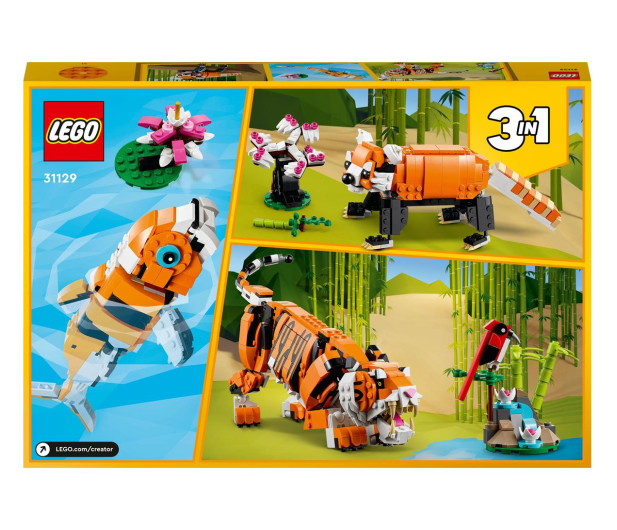 LEGO Outlet Creator 3 w 1 31129 Majestatyczny tygrys - 1556051 - zdjęcie 4